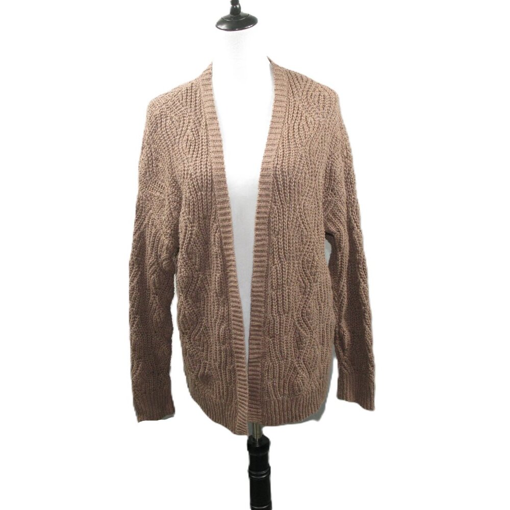 Universal Thread Light Brown Open Front Cardigan … - image 1